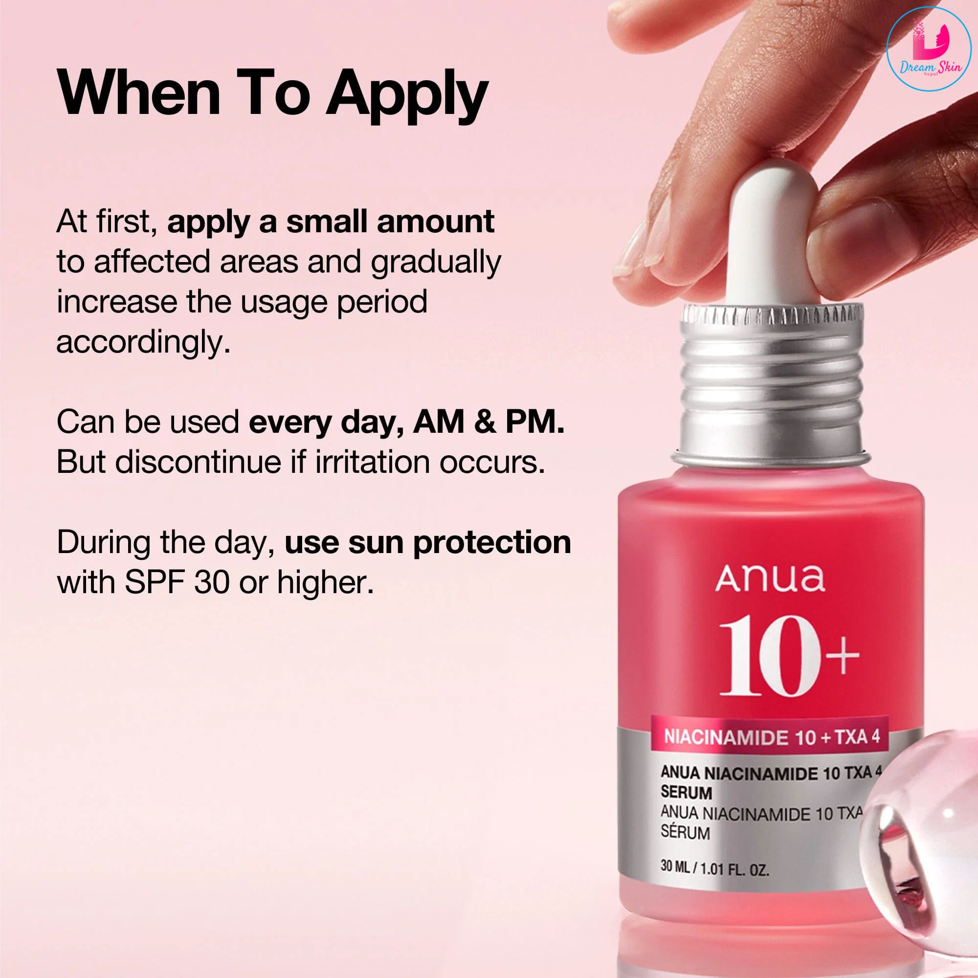 Anua Niacinamide 10%+TXN4% Dark Spot Correcting Serum (30ml)